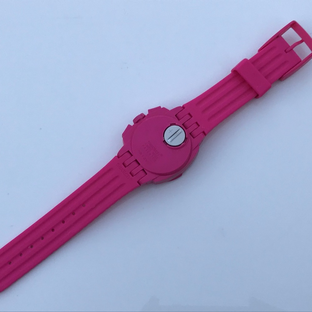 Swatch Women Watch Swiss Made 4 Jewel Pink Huyana - Picture 8 of 8